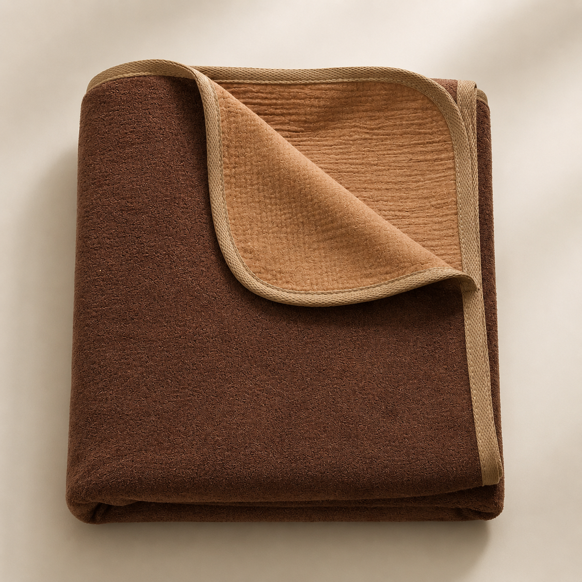Age & Ability™ Premium Waterproof Care Blanket-Chocolate & Caramel