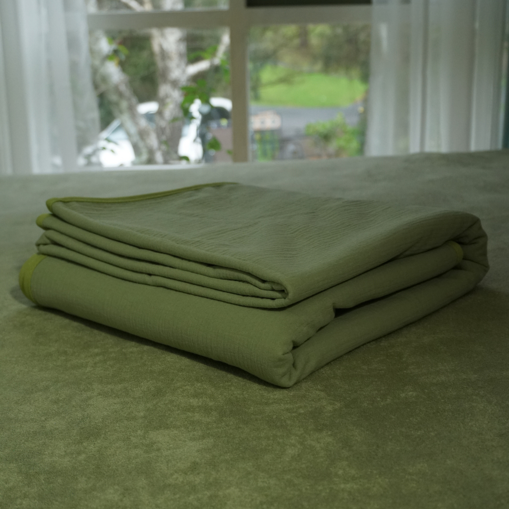 Age & Ability™ Premium Waterproof Care Blanket-Matcha&Sage