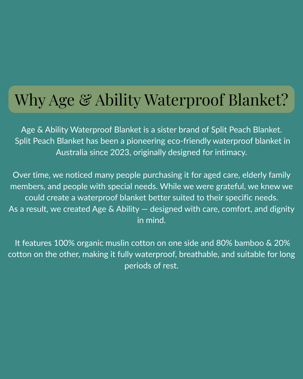 Bundle & Save-Age & Ability™ Waterproof Blanket